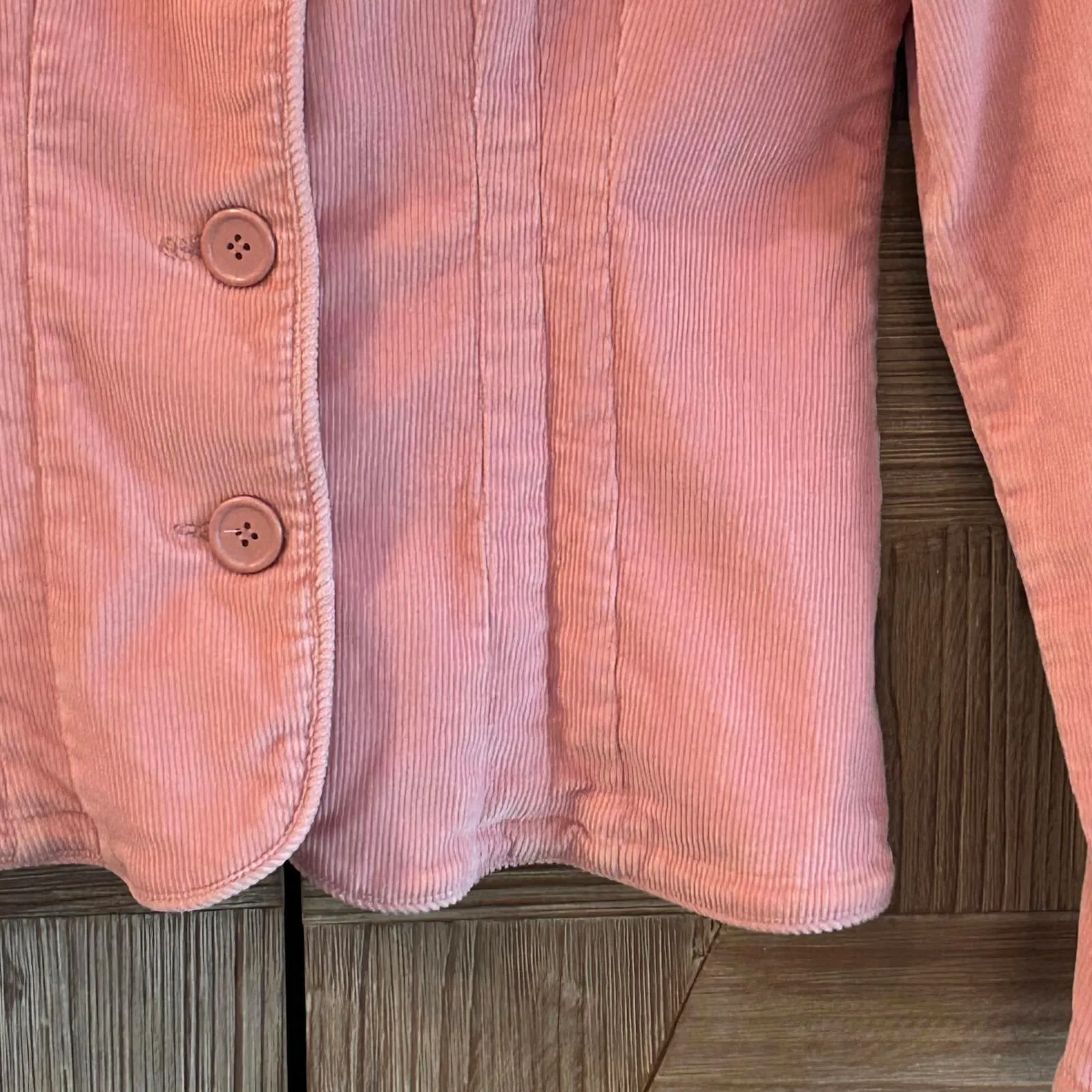 A.M.I. Women's Pink Corduroy Blazer Jacket Size S Western - Image 2