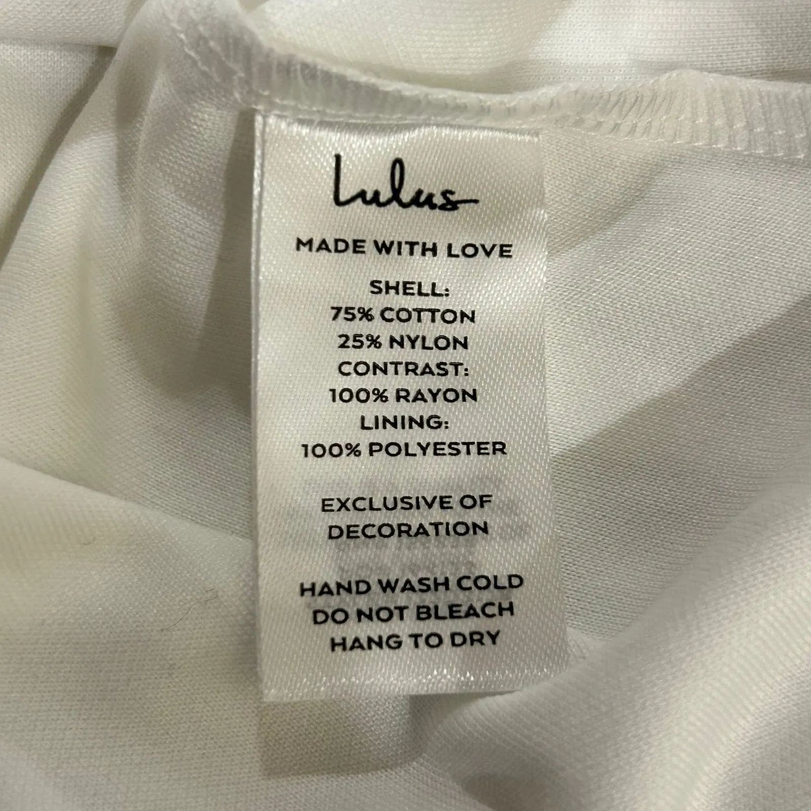 Lulus Dress Womens M Cream Floral Lacy Jacquard‎ Mini Dress Wedding Party NEW - Image 8