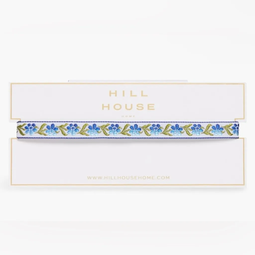 Hill House | Ribbon Choker Necklace | Blue
Multi Floral Embroidered - NWT - Image 3