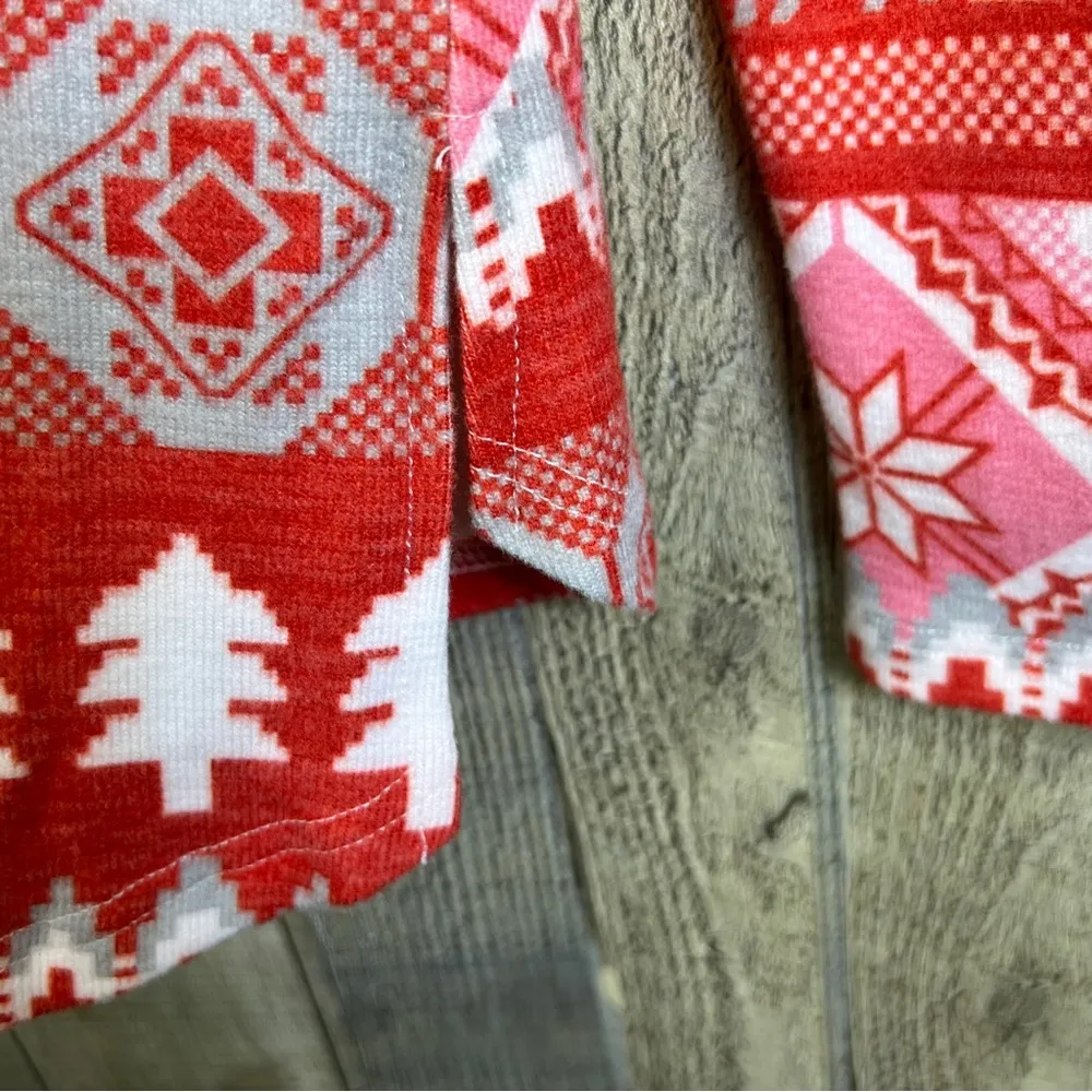 Medium Unbranded Medium Holiday Print Turtleneck with Drawstring Long Sl… - Image 5