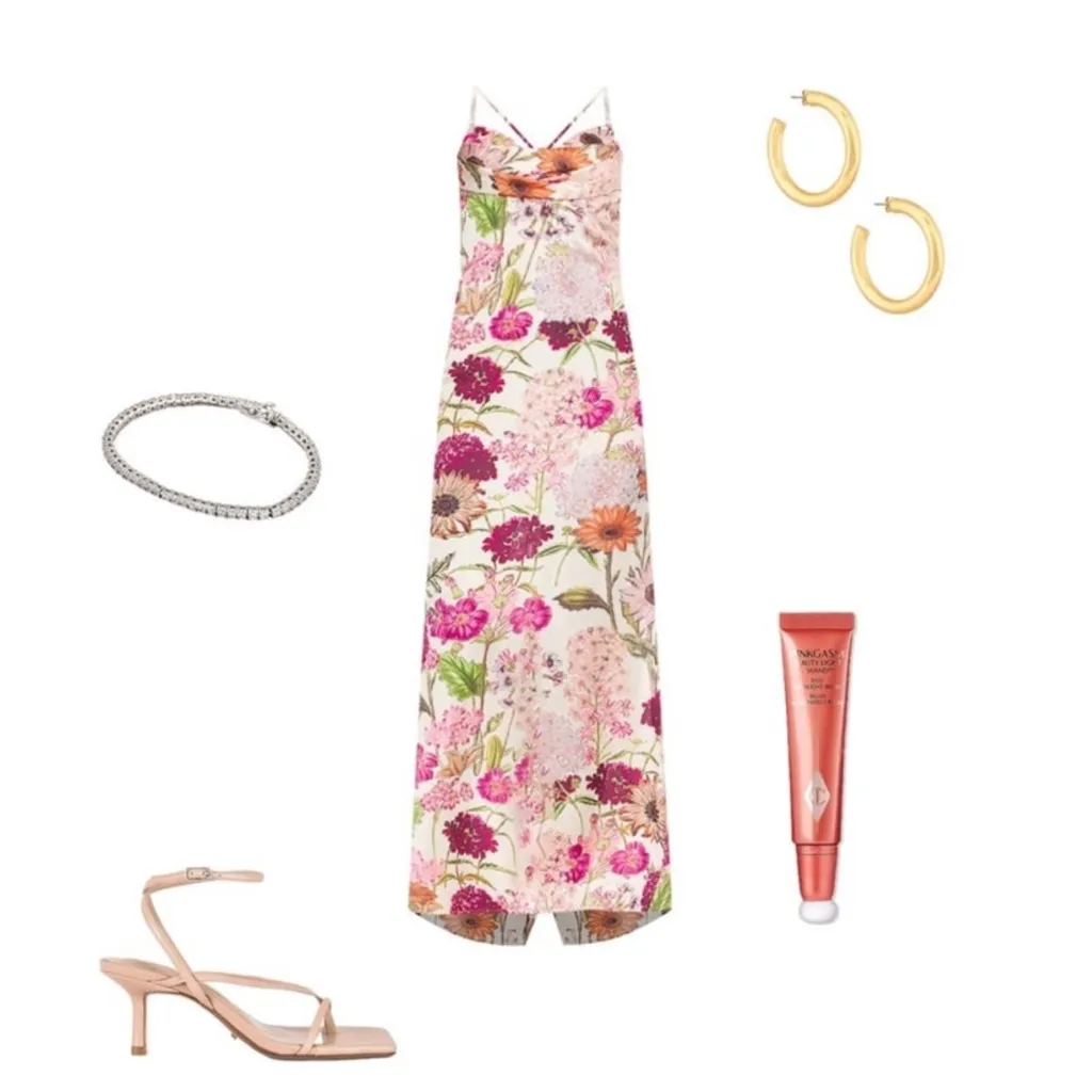 Katie May Tara Gown in Pink Daisy - Image 5