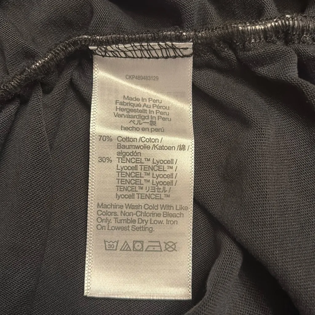 Madewell Side-Cinch Muscle Tee black Size XXS NWT - Image 8