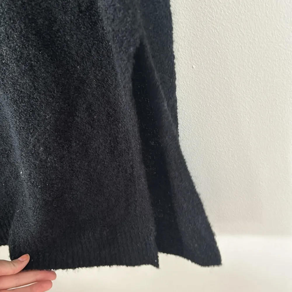 NWT L'Academie Black Long Sleeves Wool Blended Midi Dress Size Medium - Image 4