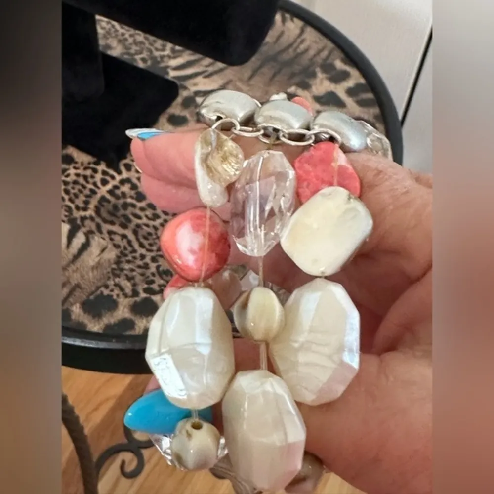 Chunky Faux 3 layer Bracelet - Image 2