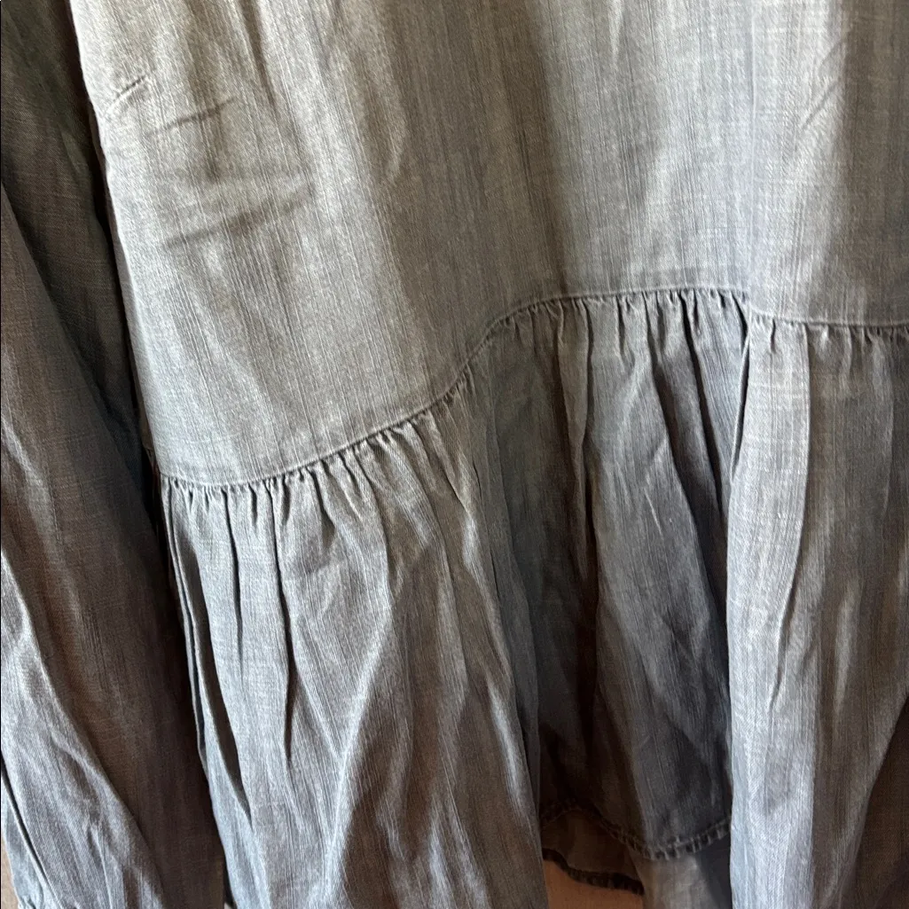 Time and Tru Charcoal Long Sleeve Top xxl - Image 3