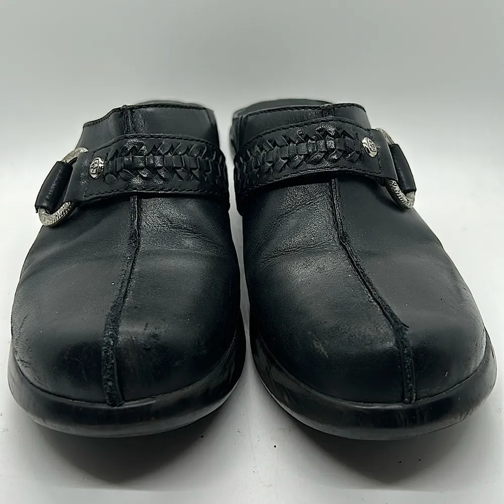 Ariat Stylish Black Leather Shasta Mules Slip On Shoes **Size 6.5** 🌸🌸 - Image 8
