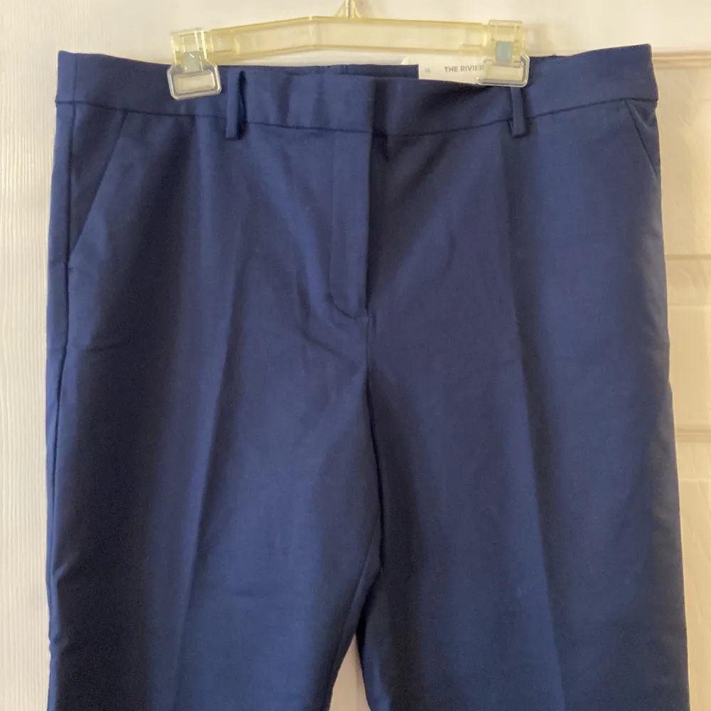LOFT RIVERA SLIM PANTS NAVY BLUE COLOR BRAND NEW INSEAM 26” - Image 2