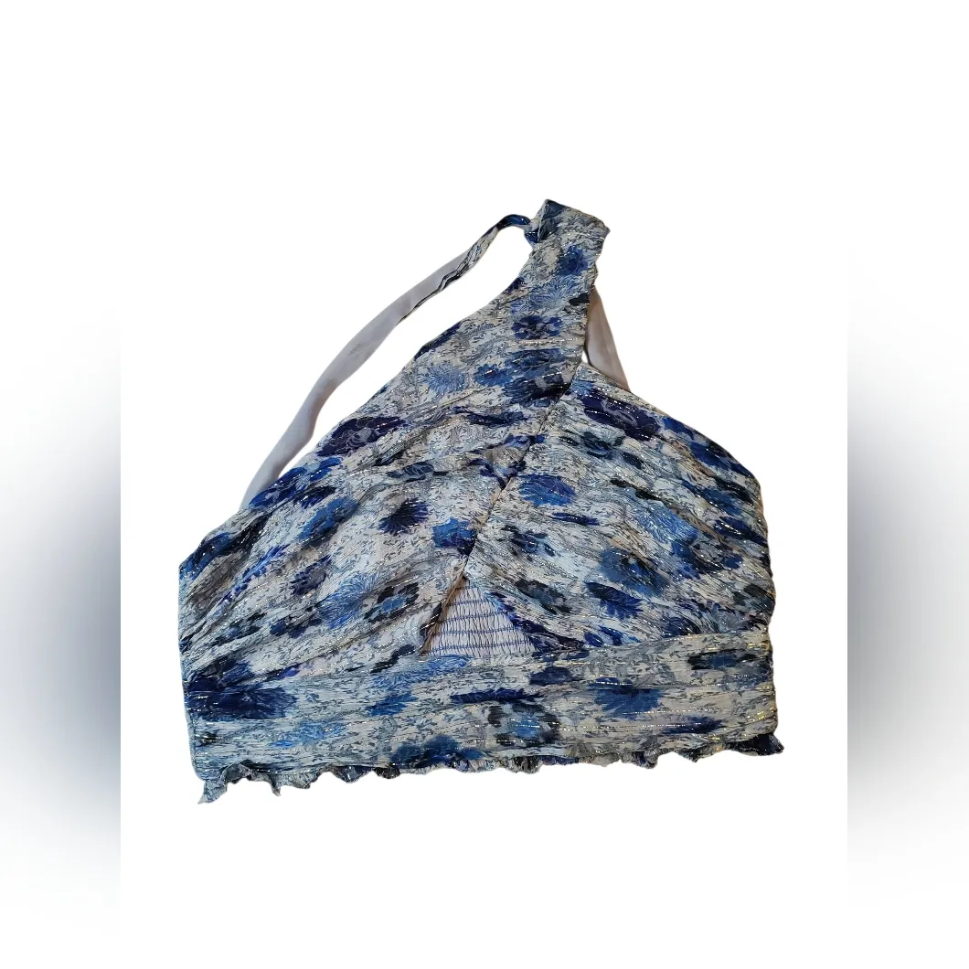 Revolve Tularosa Belen Batik Floral One-shoulder crop top size S - Image 2