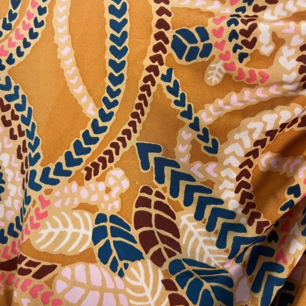 A.L.C. Ansel Ruched Bodycon Dress in clay combo size XL - Image 10