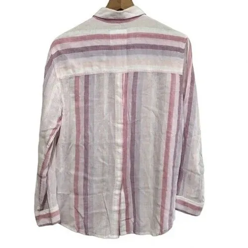 RAILS Sydney Sahara Stripe‎ Button Down Top w/ Split Back - S - Image 10