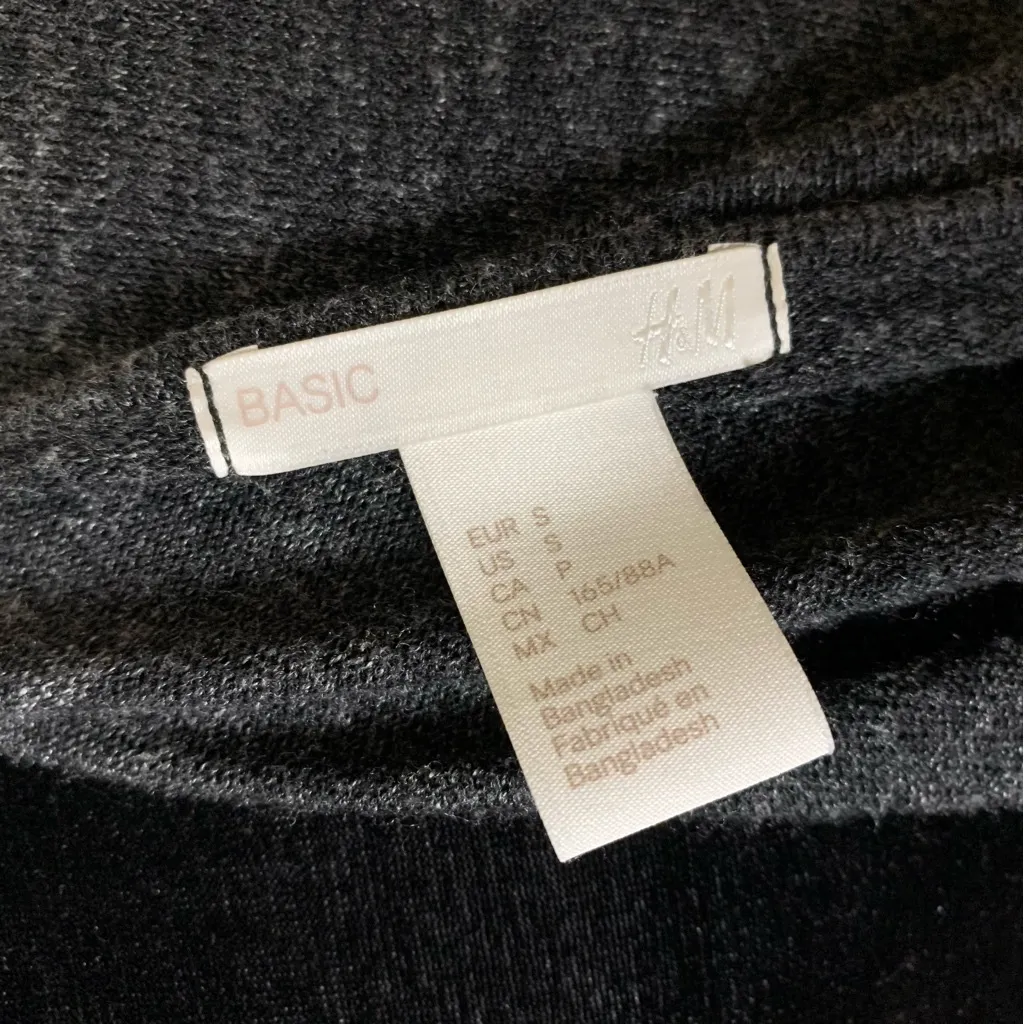 Gray Long Sleeve Drape Cardigan - Image 6