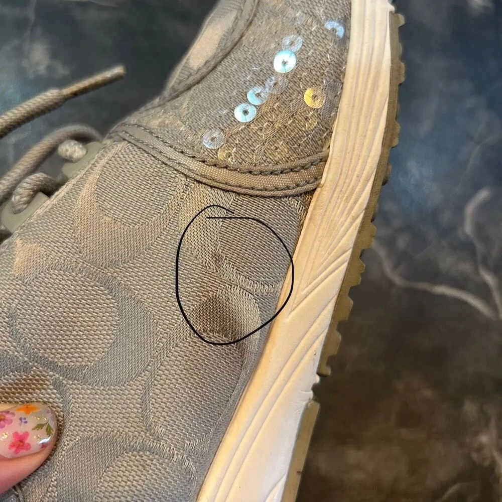 Coach Karine A2618 Women’s Size 10M Gray Tennis Shoes - Image 5