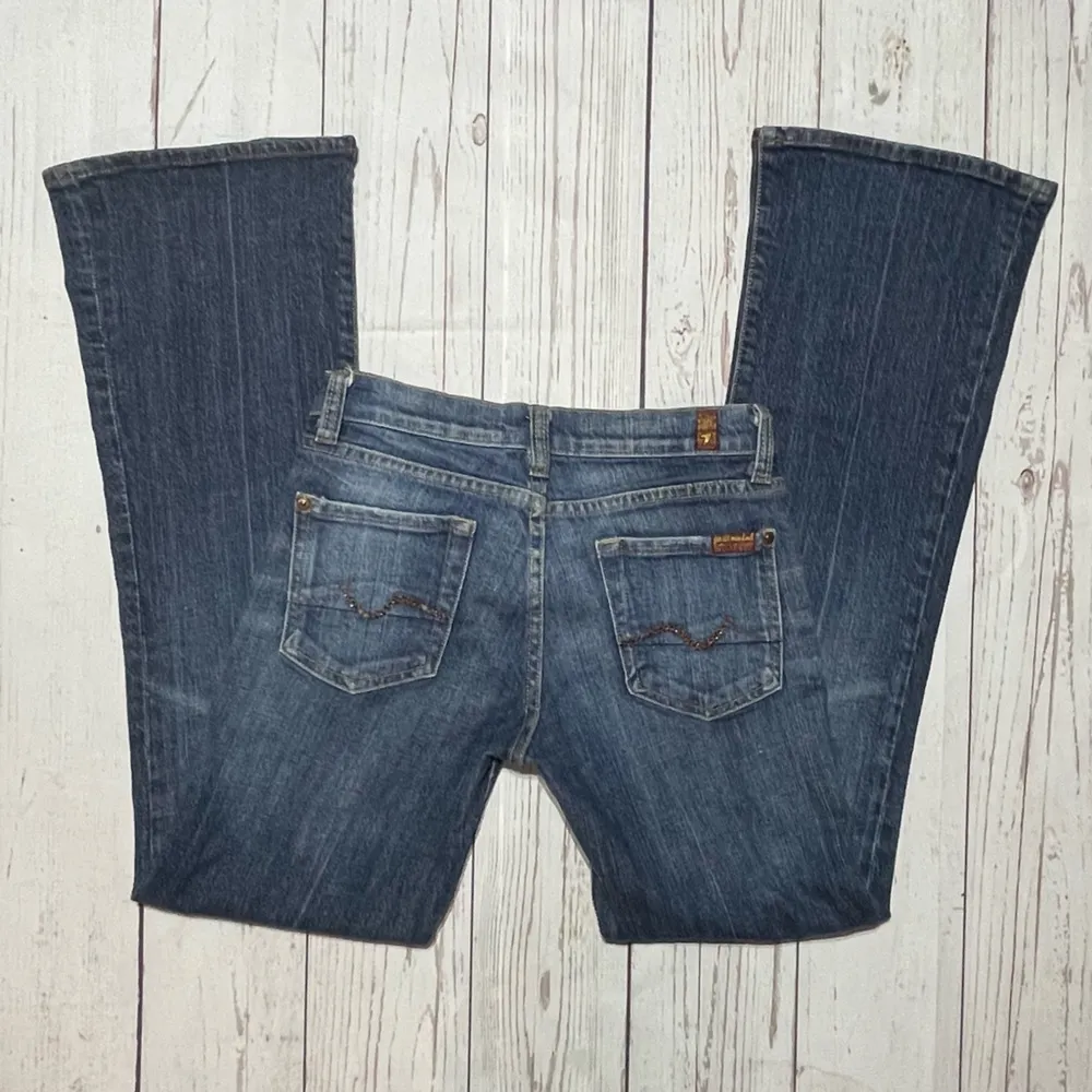 7 for All Mankind Bootcut Jeans Size 27 - Image 4