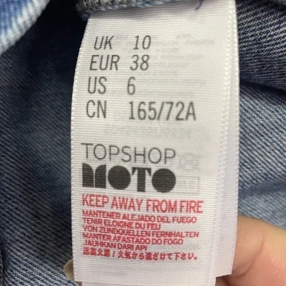Topshop Denim skirt size‎ 6 - Image 3