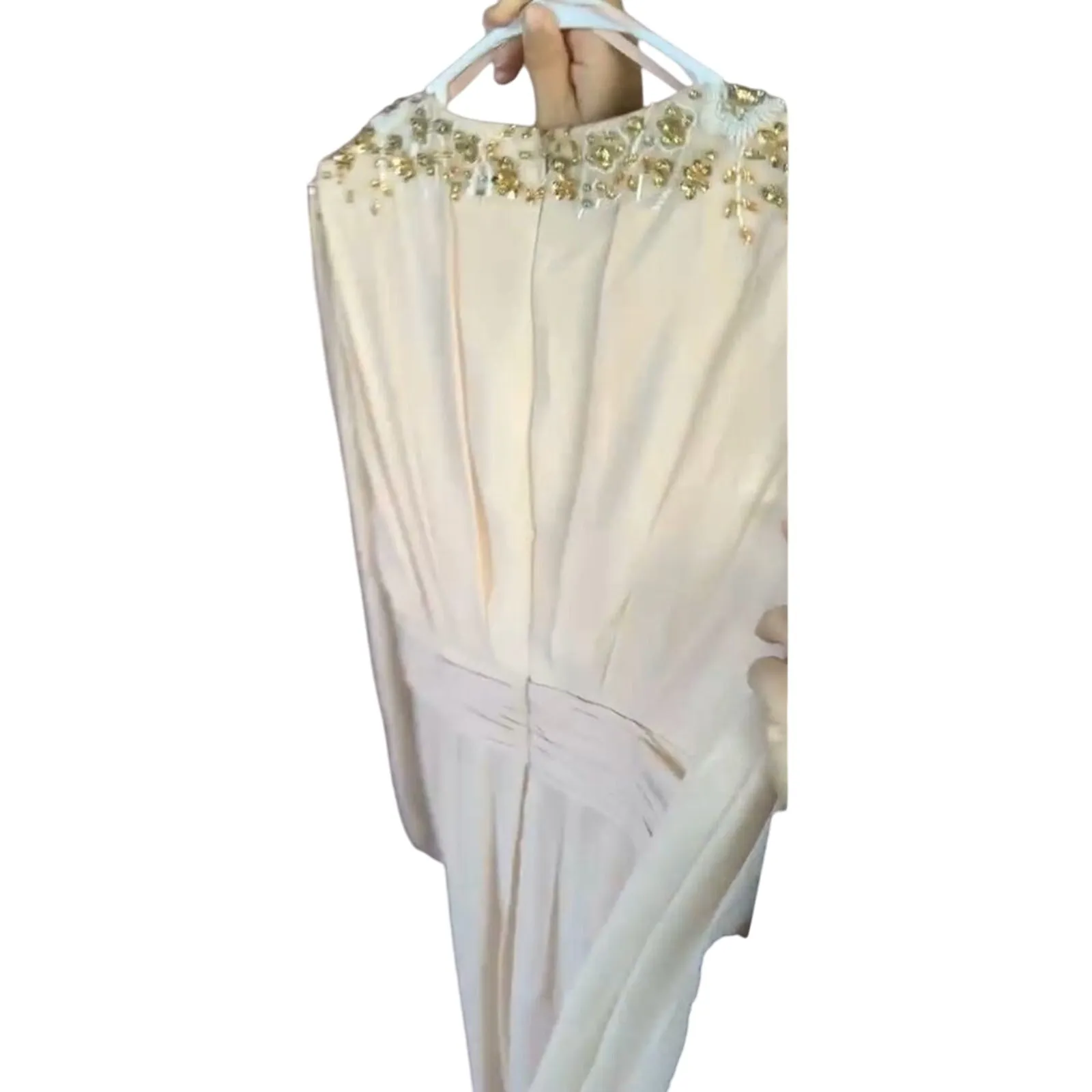 MAC DUGGAL 55694 Embellished Shoulder Blouson Sleeve Gown Sz 10 New w/ Tag $498 - Image 7