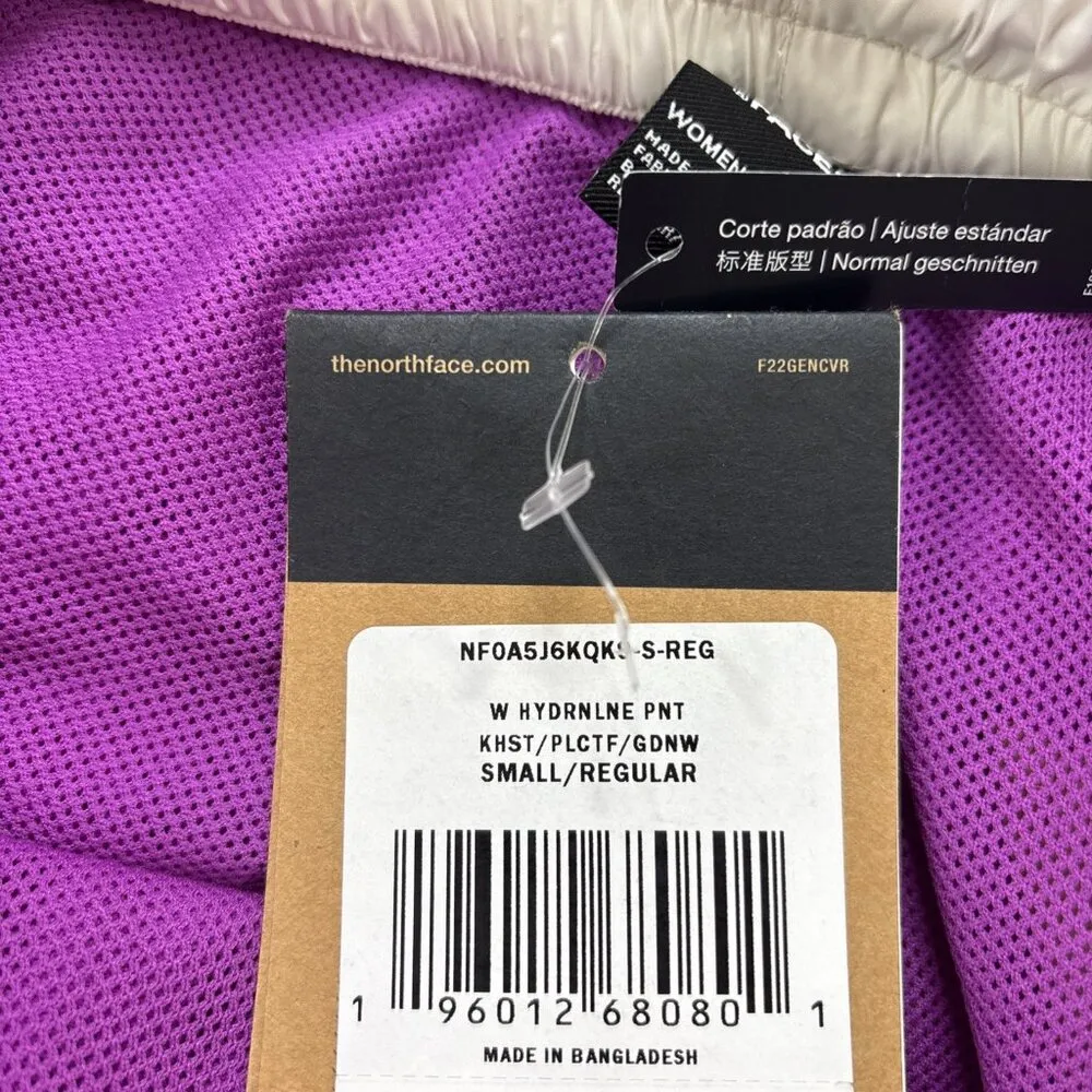 The North Face Hydrenaline Windwall Jogger Pants Womens S Tan Purple NEW w TAG - Image 10