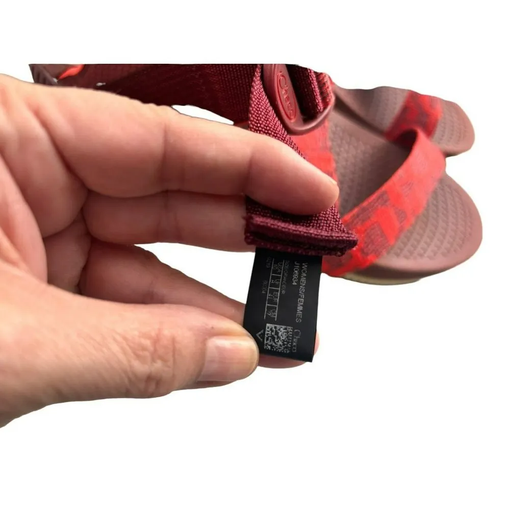 EUC Chaco Grenadine Sport Hiking Sandal, Womens 10 J106934 Red - Image 6