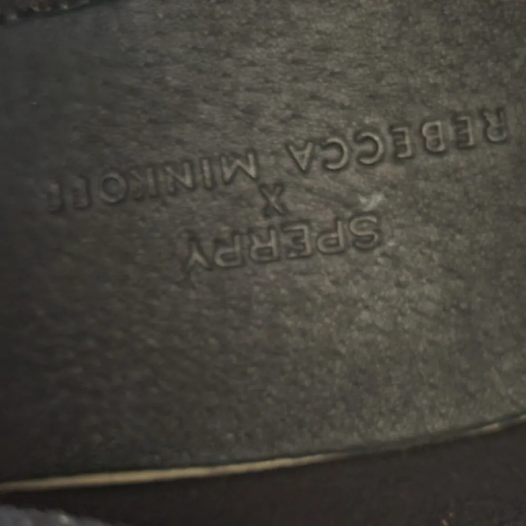 REBECCA MINKOFF x SPERRY Woman's High Top Pony Hair Animal Print Shoes Size 8 - Image 12