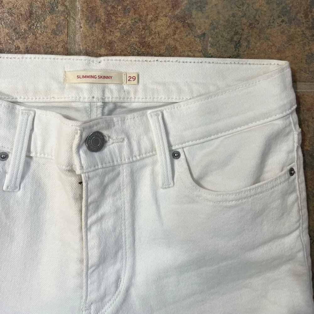 levi’s slimming skinny | white jeans size 29 | levi strauss - Image 2