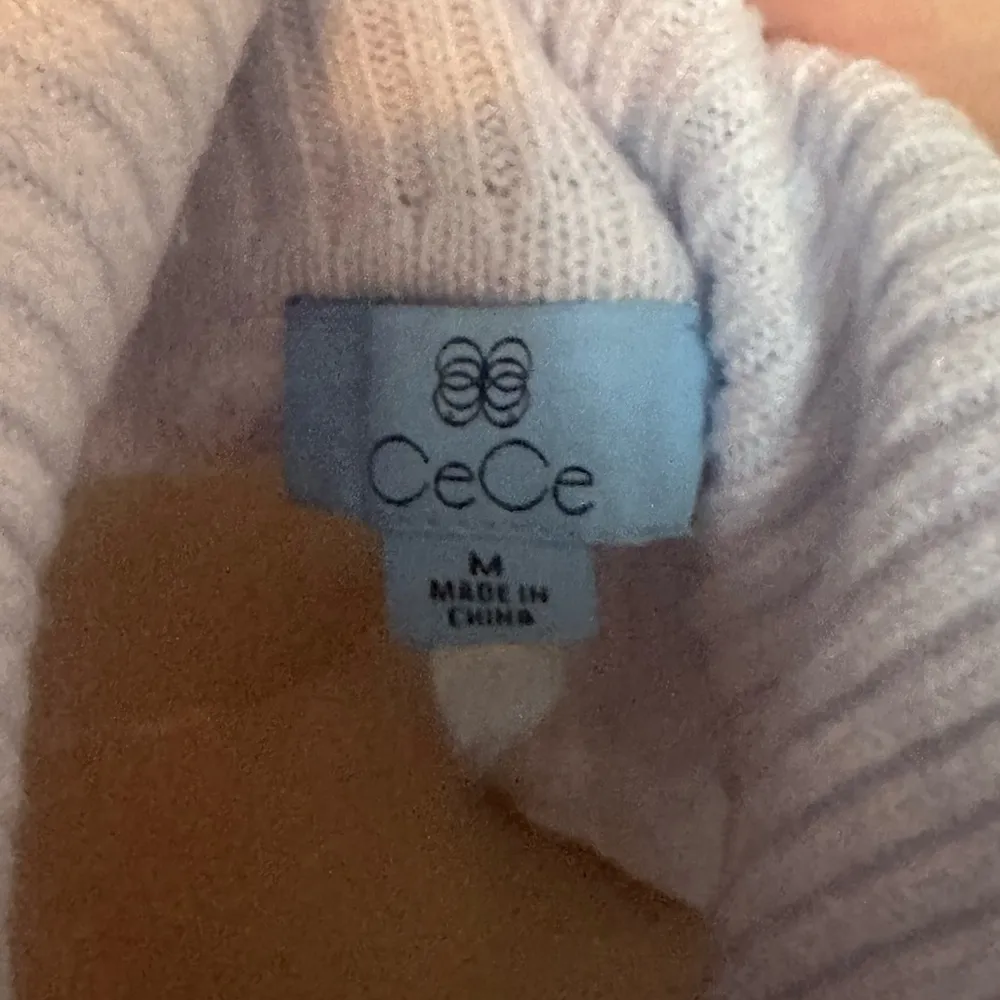 CeCe baby blue Cowl Turtleneck Sweater with Cozy Texture - Image 2