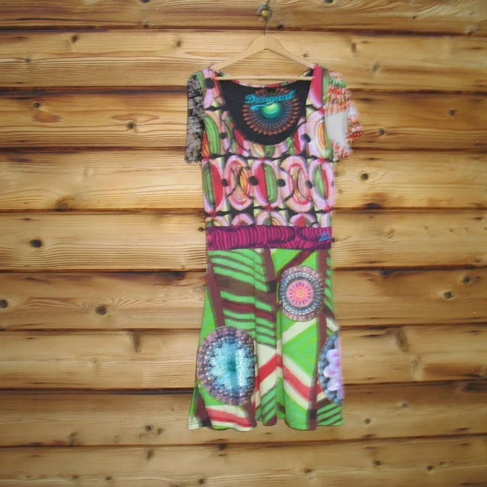 Desigual Floral Print Mini Dress - Image 4