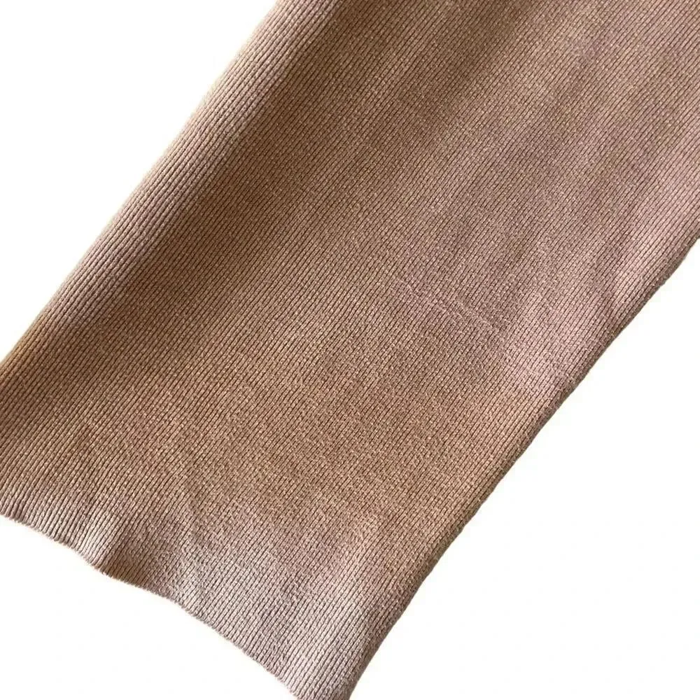 Zara Trafaluc Sweater Womens Large Beige Long Sleeves Crewneck Sweater # 1029 - Image 7