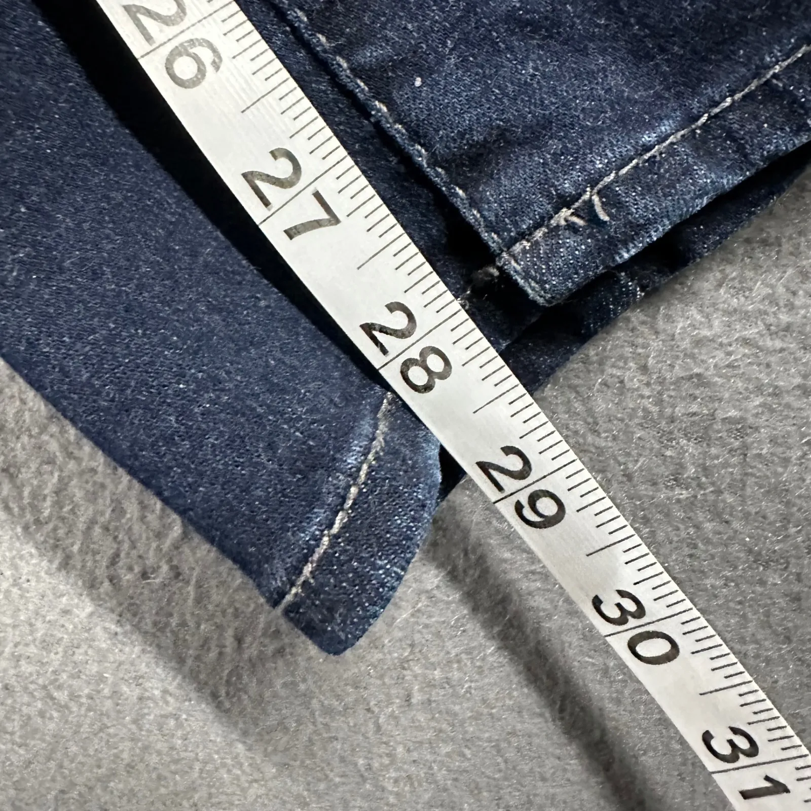 Time and Tru Jeans Womens 12 Dark Wash‎ High Rise Blue Jean Denim Casual - Image 13