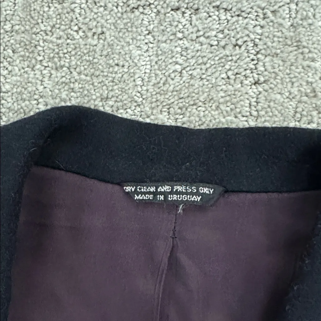 Oleg Cassini Cashmere blend full length over coat double breasted duster jacket - Image 5