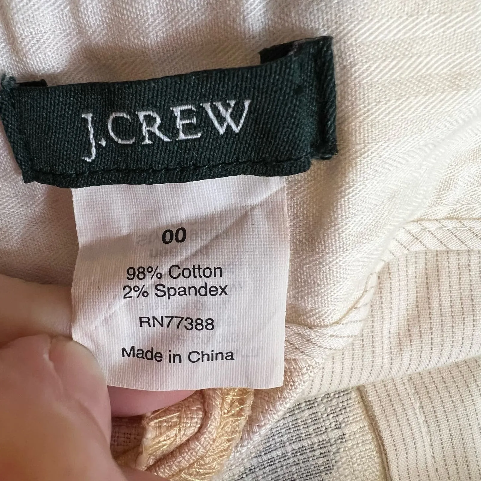 J Crew Abstract Print Short‎ Size 00 - Image 3