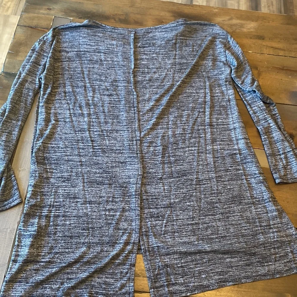 Soft Surroundings Heather gray cozy oversized tunic size‎ L - Image 3