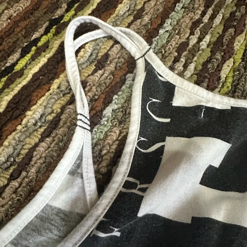 Fox Black and White Graphic Tank Top - Image 7