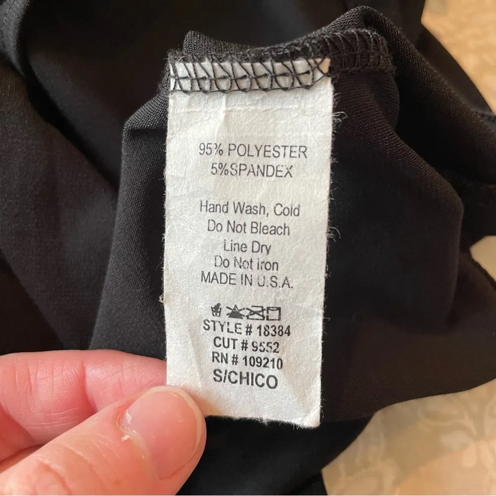 Windsor Black Jeweled Studded Cutout Criss Cross Racerback Gown Dress Small - Image 9