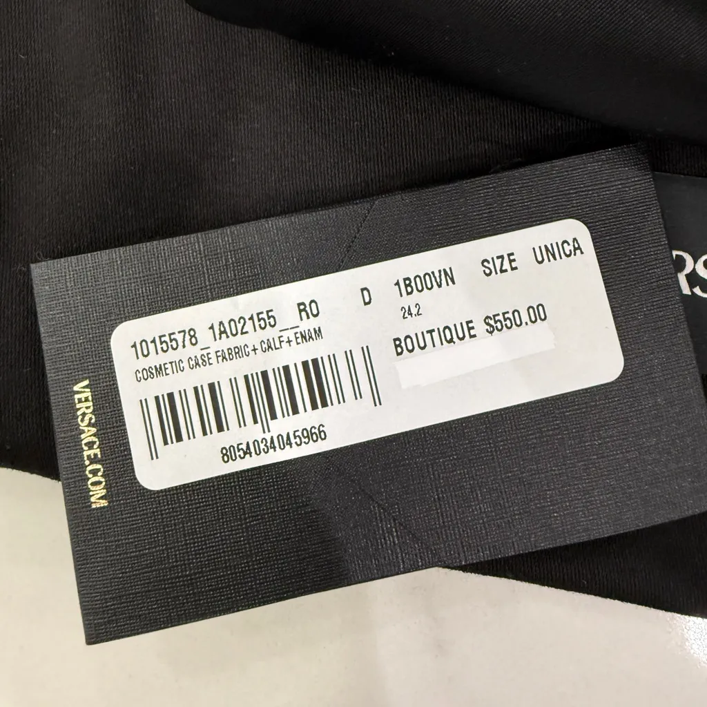 Versace Medusa Nylon Makeup Case - Image 9