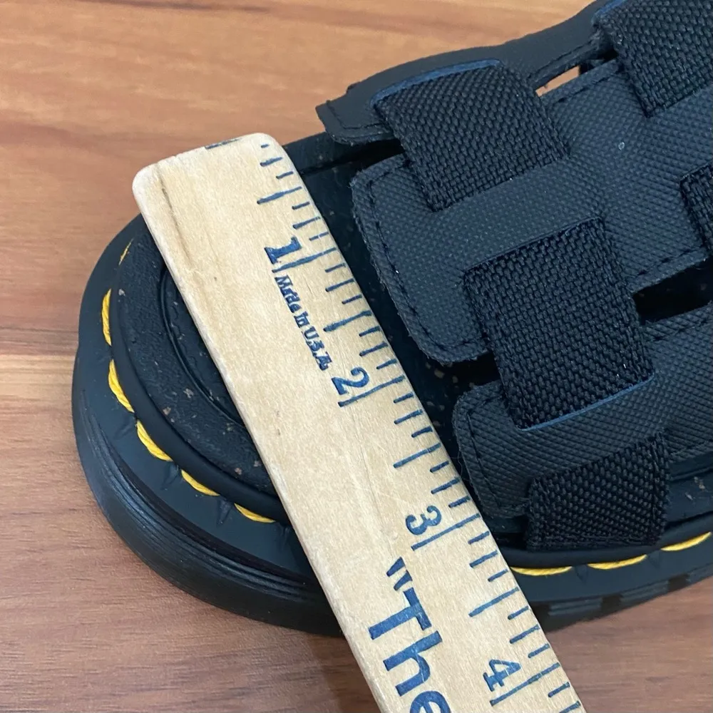 DR MARTENS Ricki Gladiator Black Platform Gladiator Sandals Size 5 US 3UK 36EU - Image 14