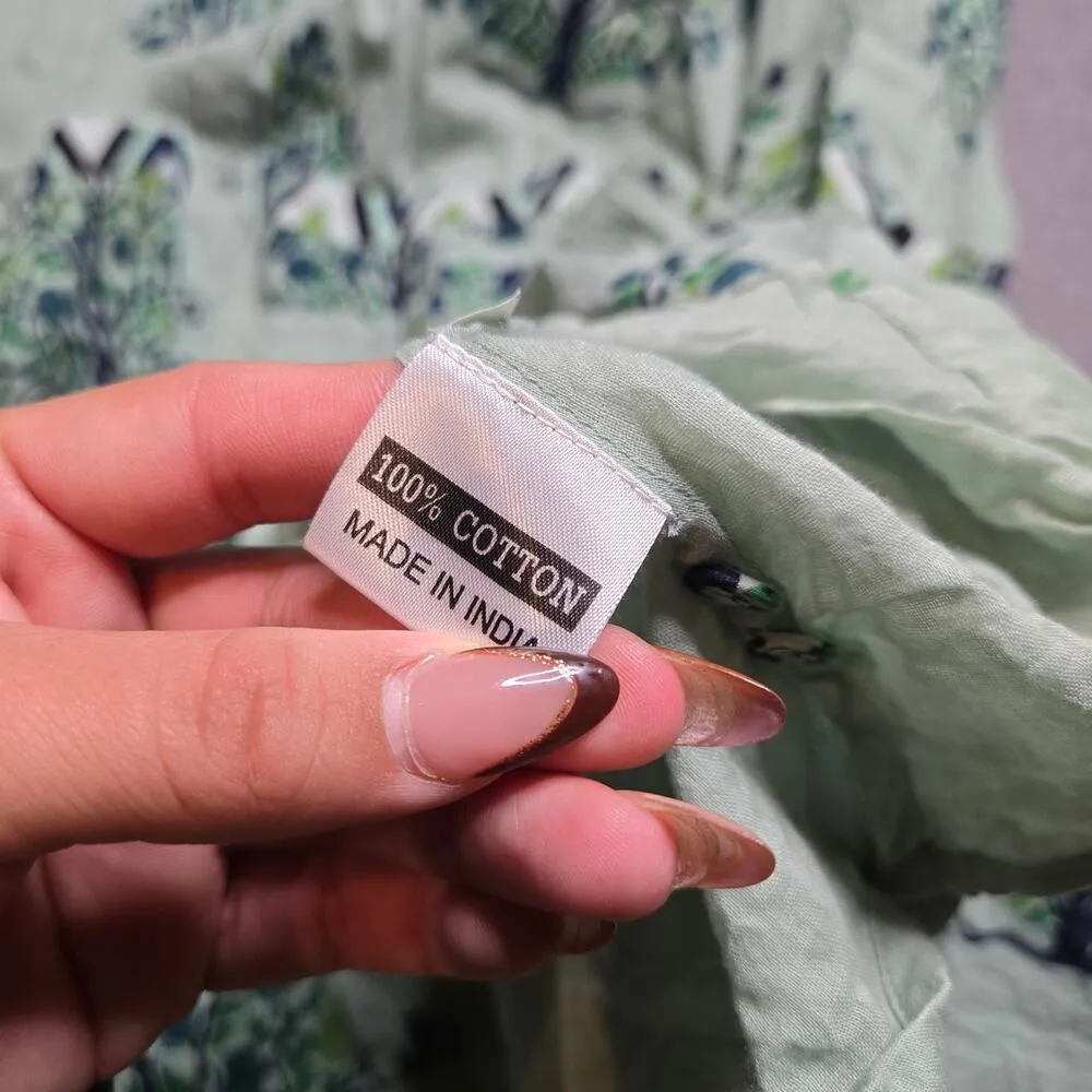 Olivia James The Label Green Floral Rosie Orchard Maxi Dress Size: M Size M - Image 6