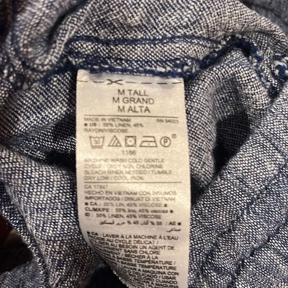 OLD navy women linen blend pants size medium tall . - Image 5