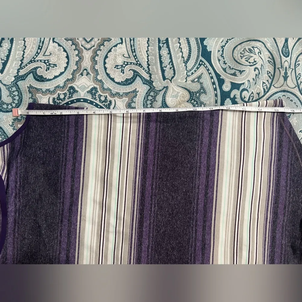 Lululemon Refresh Racer Tank Osaka Stripe Heathered Black Grape / Going Grape 8 - Image 11