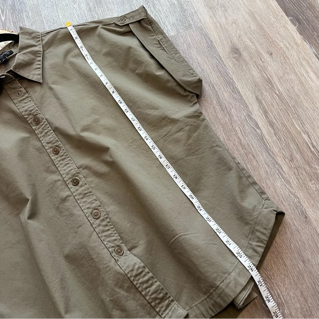 Banana republic button down utility shirt boxy fit - Image 3