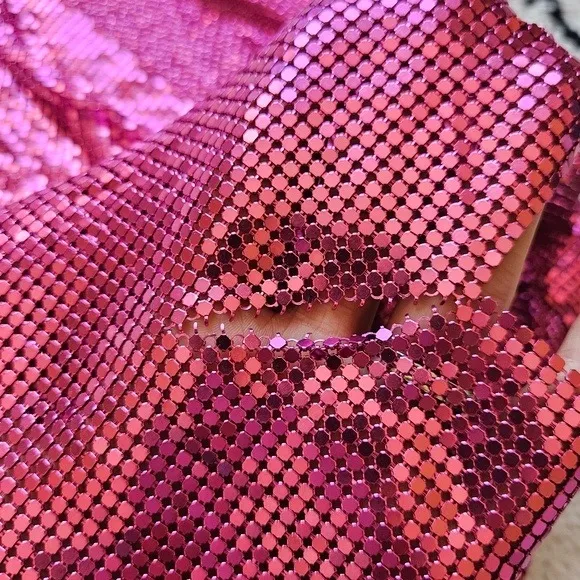 8‎ Other Reasons Colorblock Chainmail Set Pink Purple XS-S - Image 14