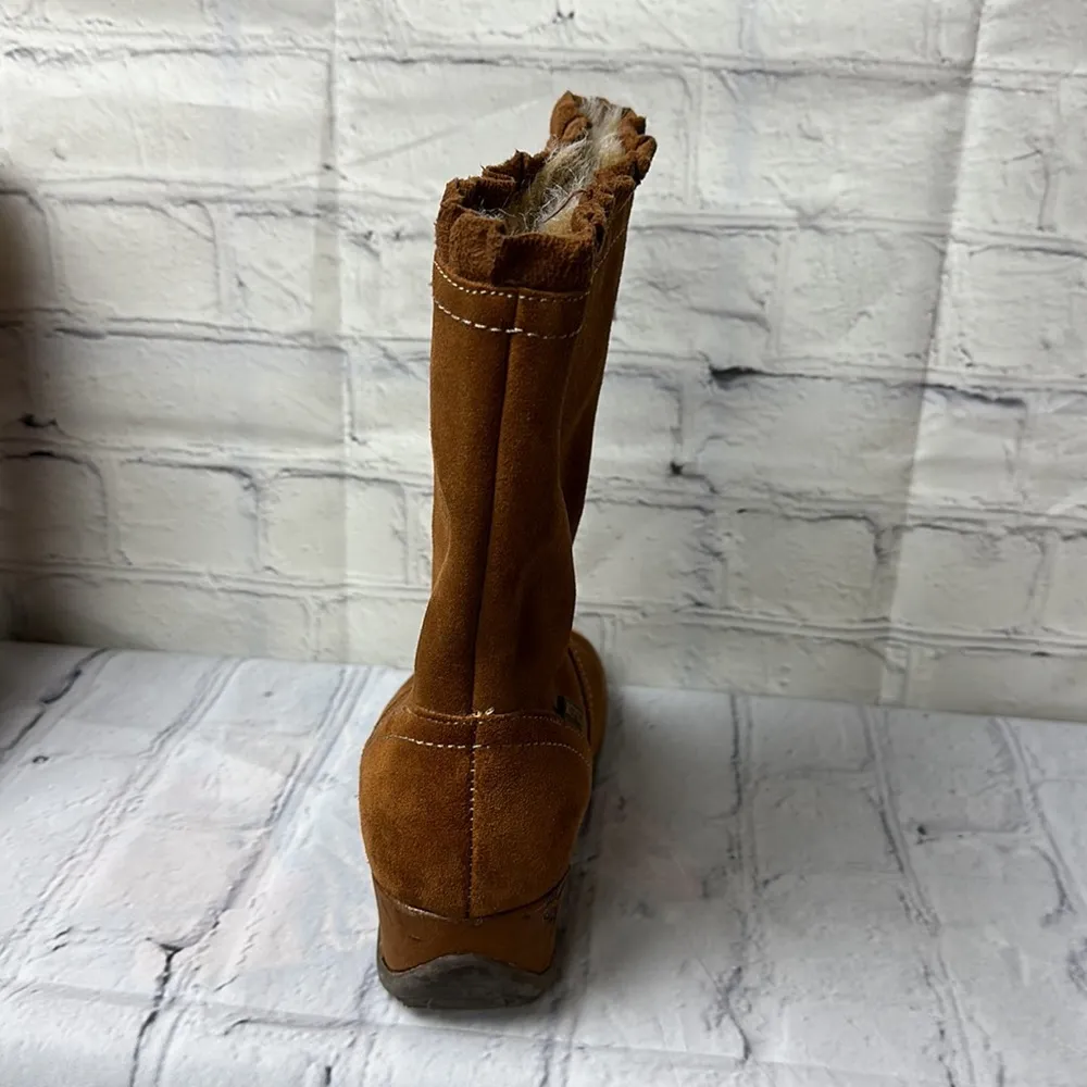 Sporto abbey leather suede boots faux fur lining weatherproof size 6.5” - Image 10