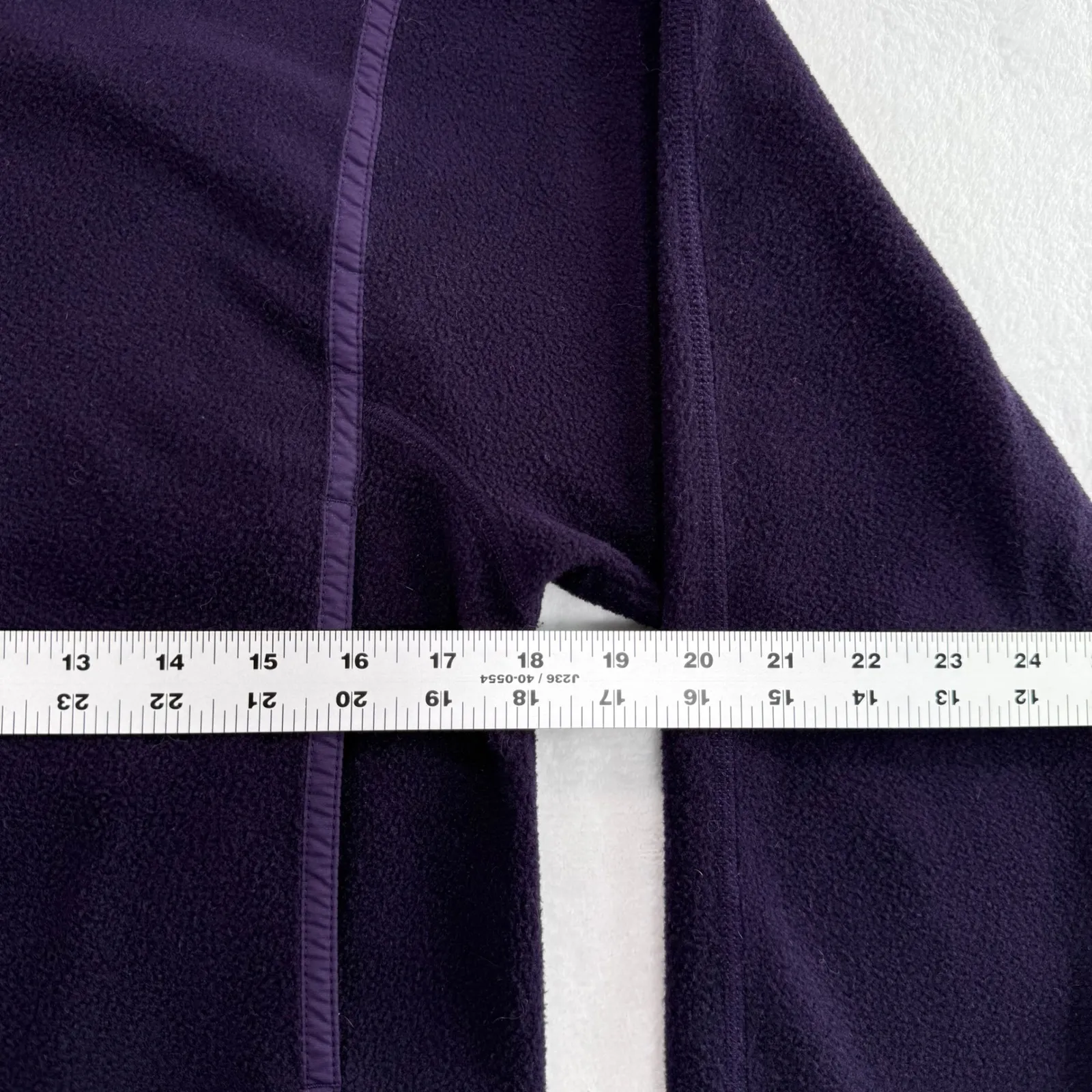 Patagonia Fleece Pullover Jacket Purple Full Zip USA Made Small - Image 5