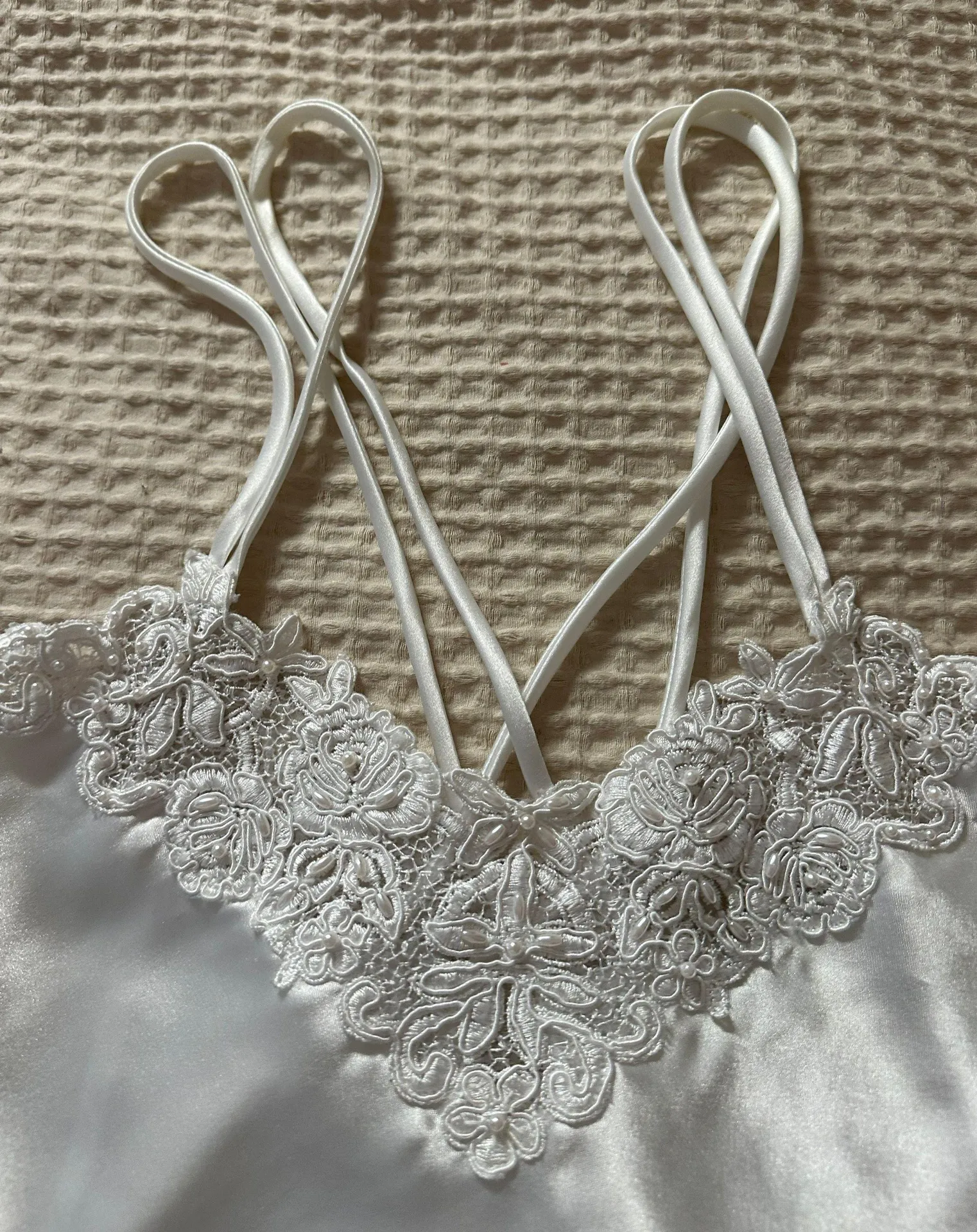 Vintage White Tank Blouse - Image 3
