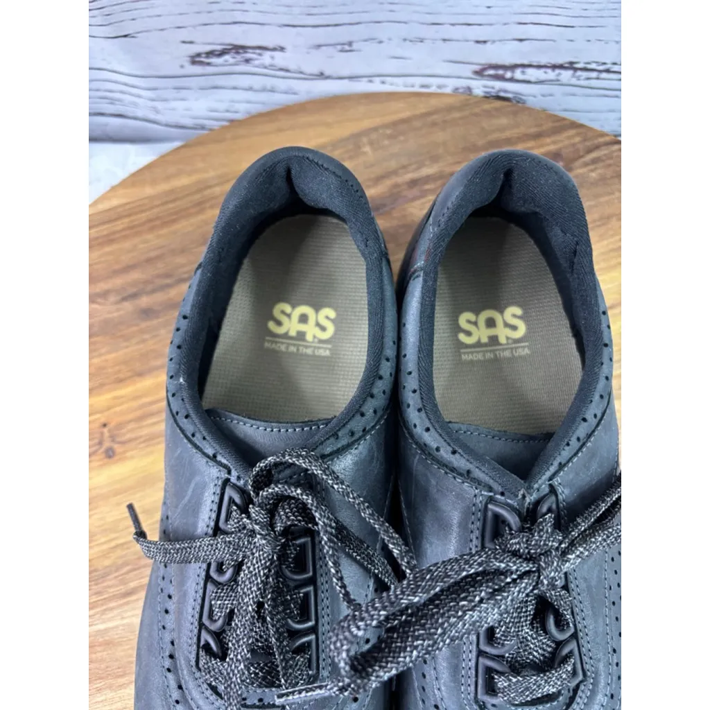 Women's SAS Black Leather Lace - Image 4