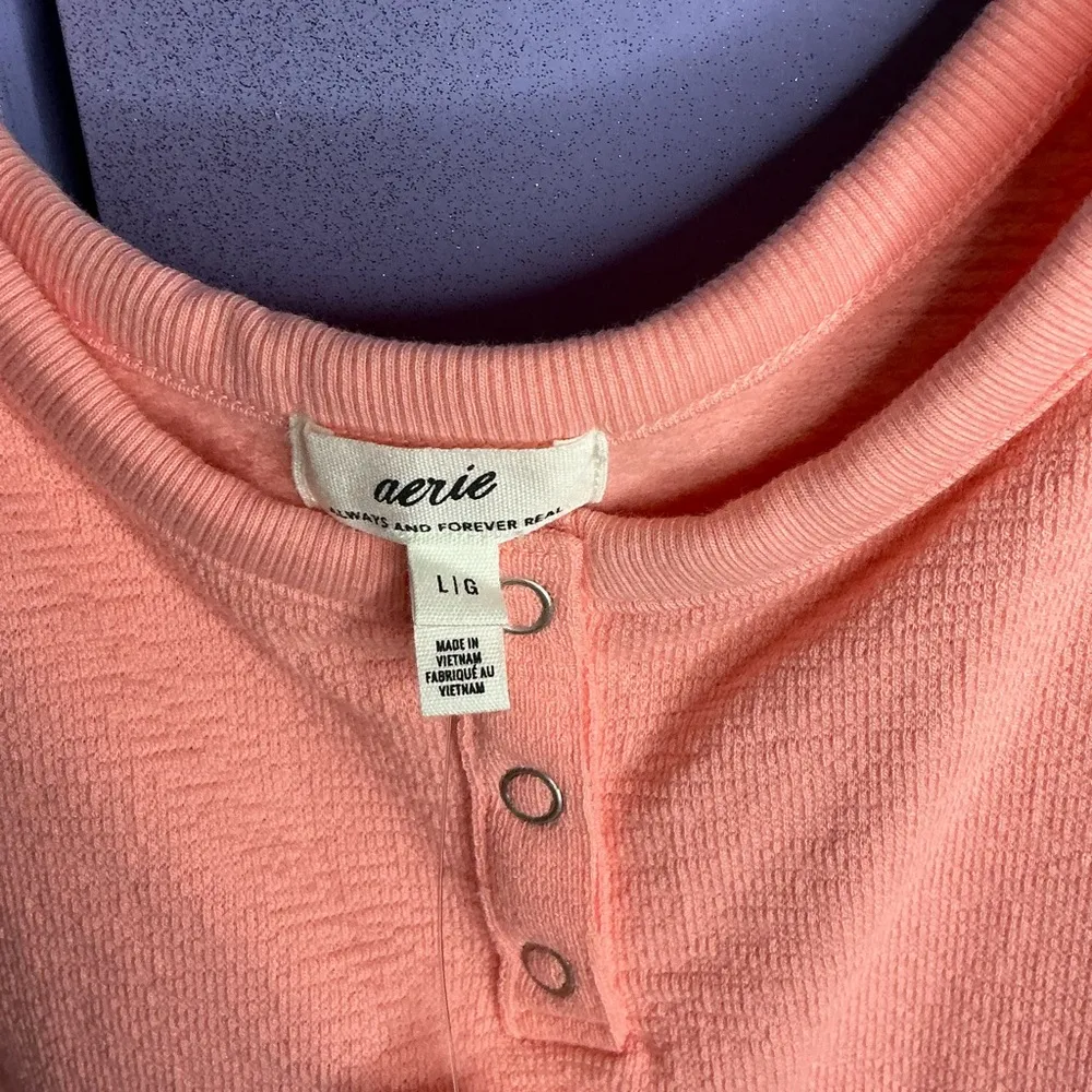 Aerie Pink Tank Top Soft Stretchy Fabric - Image 4