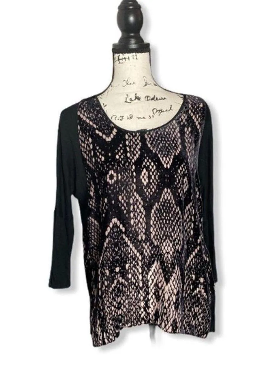 Rebecca Taylor burnout velvet top - Image 2