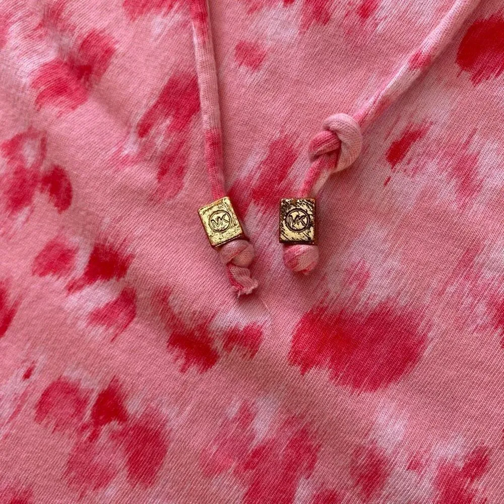 Michael Kors Pink Red Animal Print Sleeveless Blouse Size L - Image 6