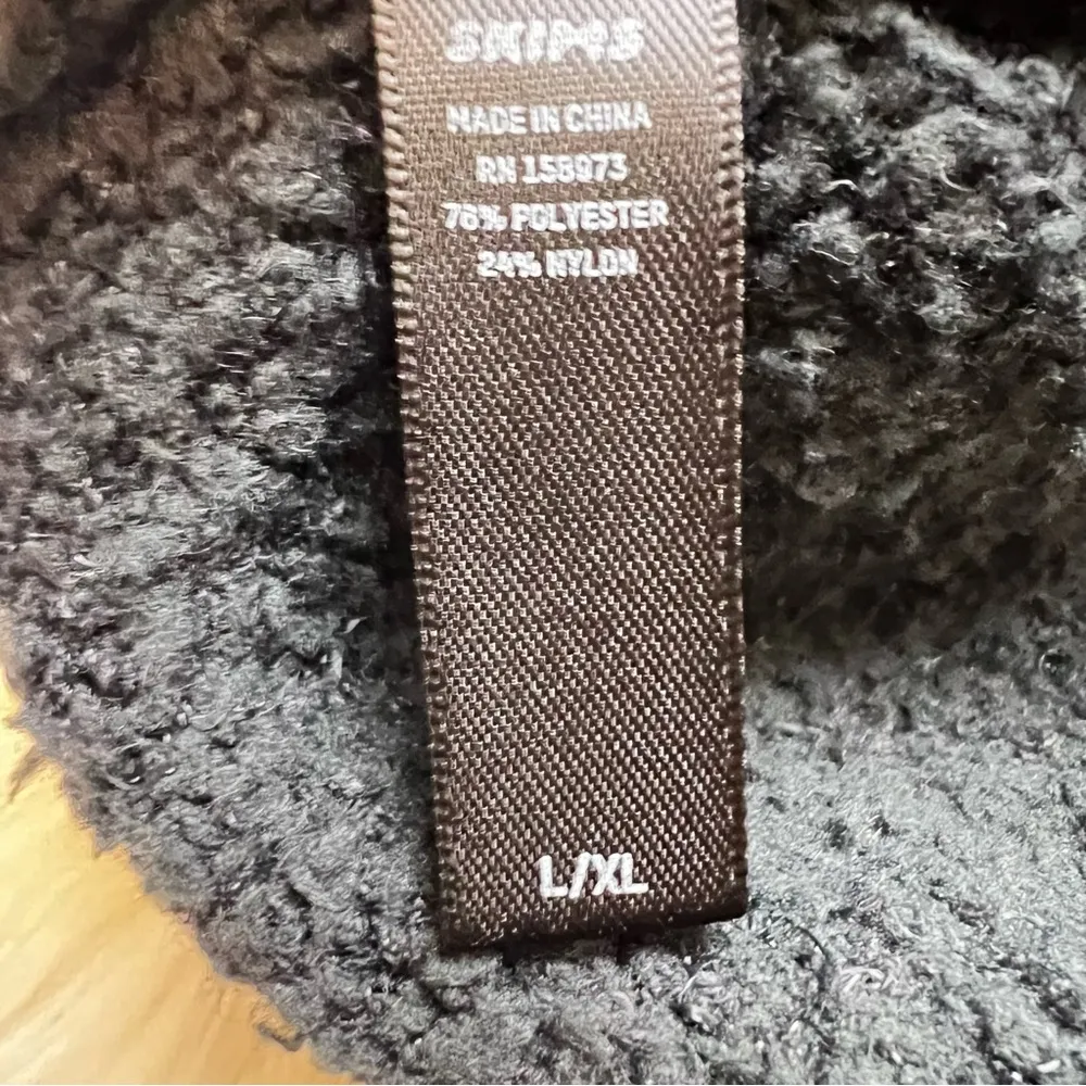 SKIMS Black Fuzzy Cozy Lounge Tank Top Onyx. Size L/XL. New Without Tags. - Image 6