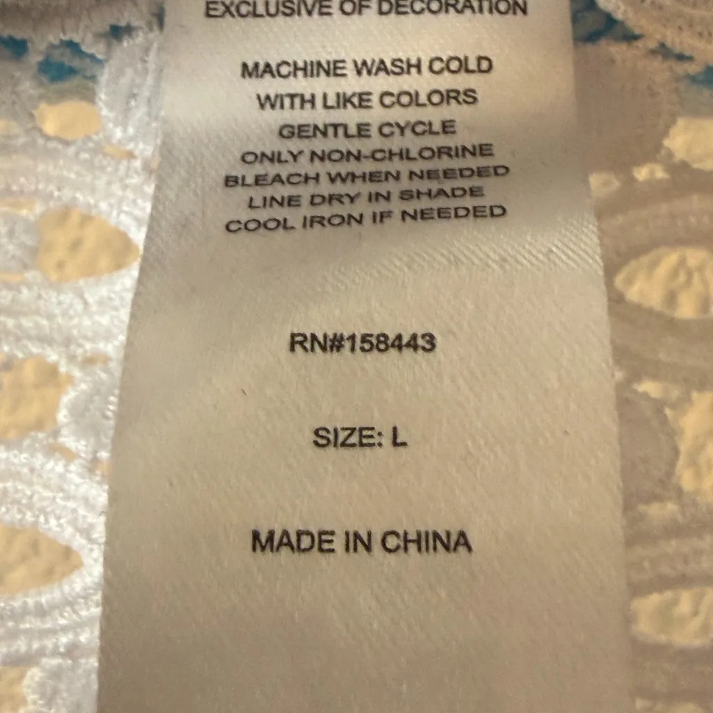 Dotti Womens Mykonos Cotton Striped Shirtdress Cover - Image 7