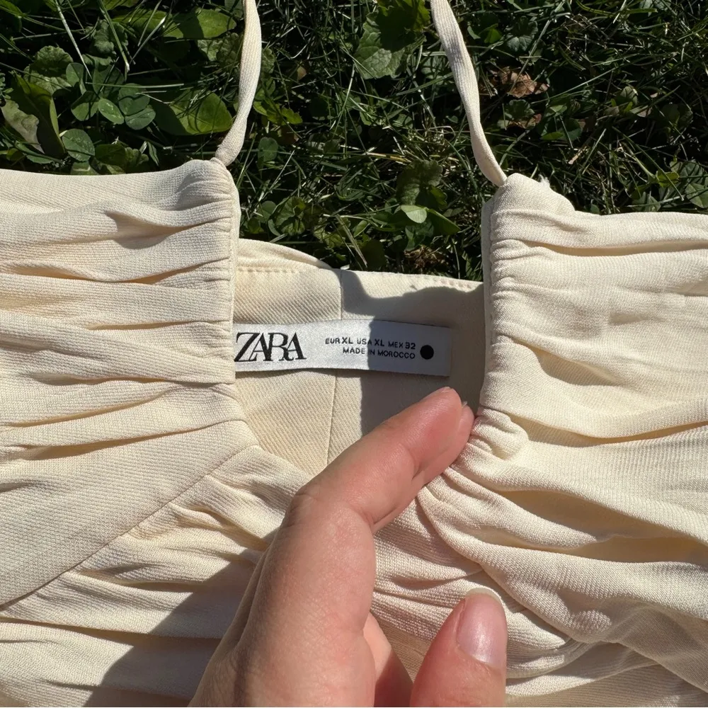 ZARA  blogger draped halter top - Image 9