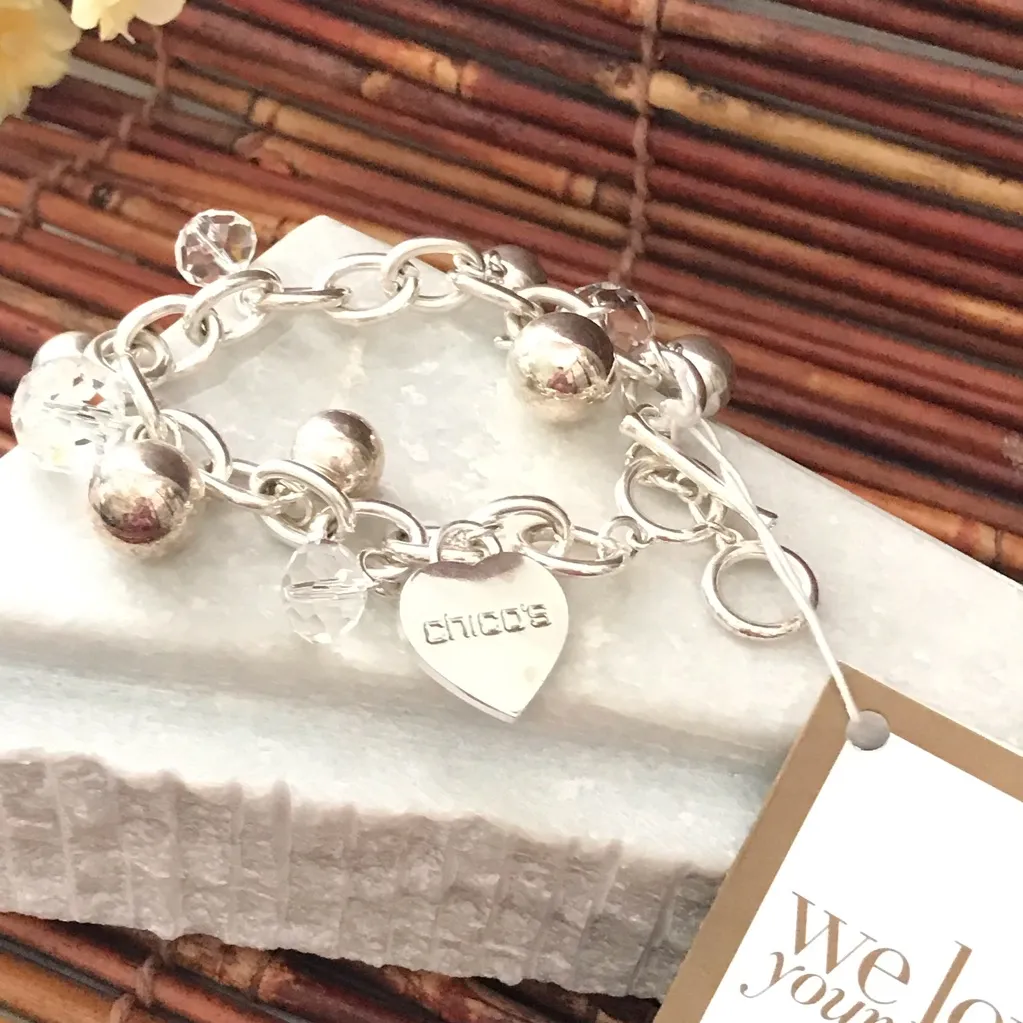 Chico's We Love Your Charm Bracelet NWT - Image 3
